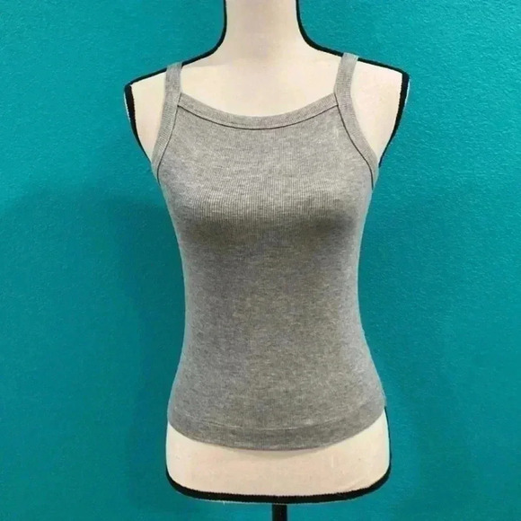 Zenana outfitters grey halter neck tank top in size xs - Picture 1 of 4
